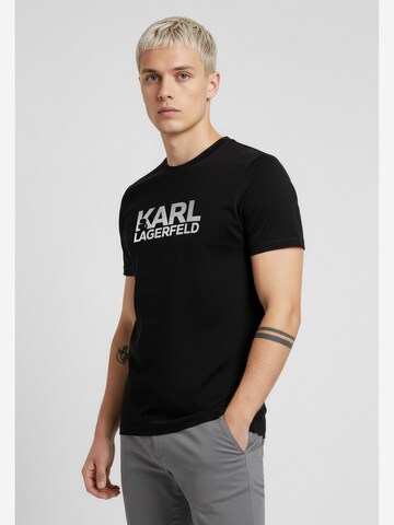 Karl Lagerfeld Shirt in Black: front