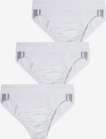 Slip di SCHIESSER in bianco: frontale