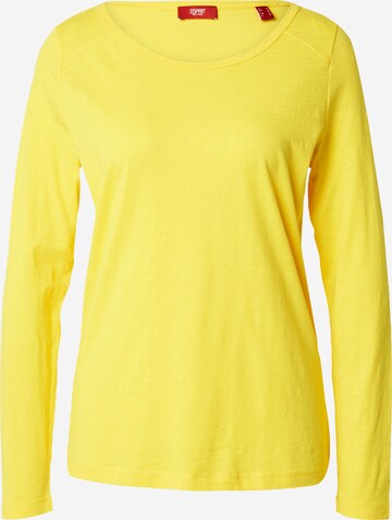 ESPRIT Μπλουζάκι σε κίτρινο: μπροστά