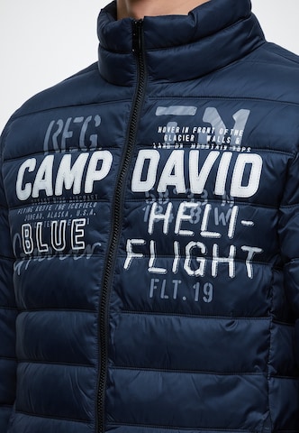 CAMP DAVID - Chaqueta de entretiempo en azul: frente