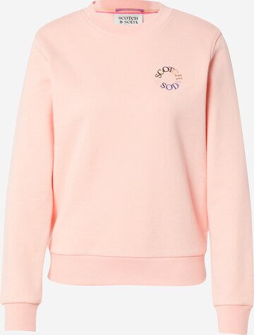 SCOTCH & SODA Sweatshirt in Pink: predná strana