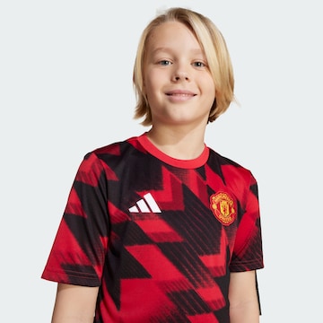 ADIDAS PERFORMANCE Functioneel shirt 'Manchester United 25/26 Pre-Match' in Rood