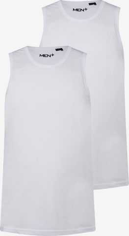 Men Plus Shirt in Wit: voorkant
