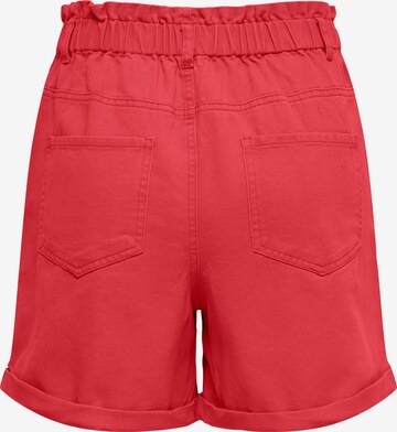 JDY Regular Shorts 'ZIZZY' in Rot