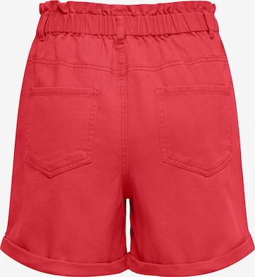 JDY Regular Shorts 'ZIZZY' in Rot