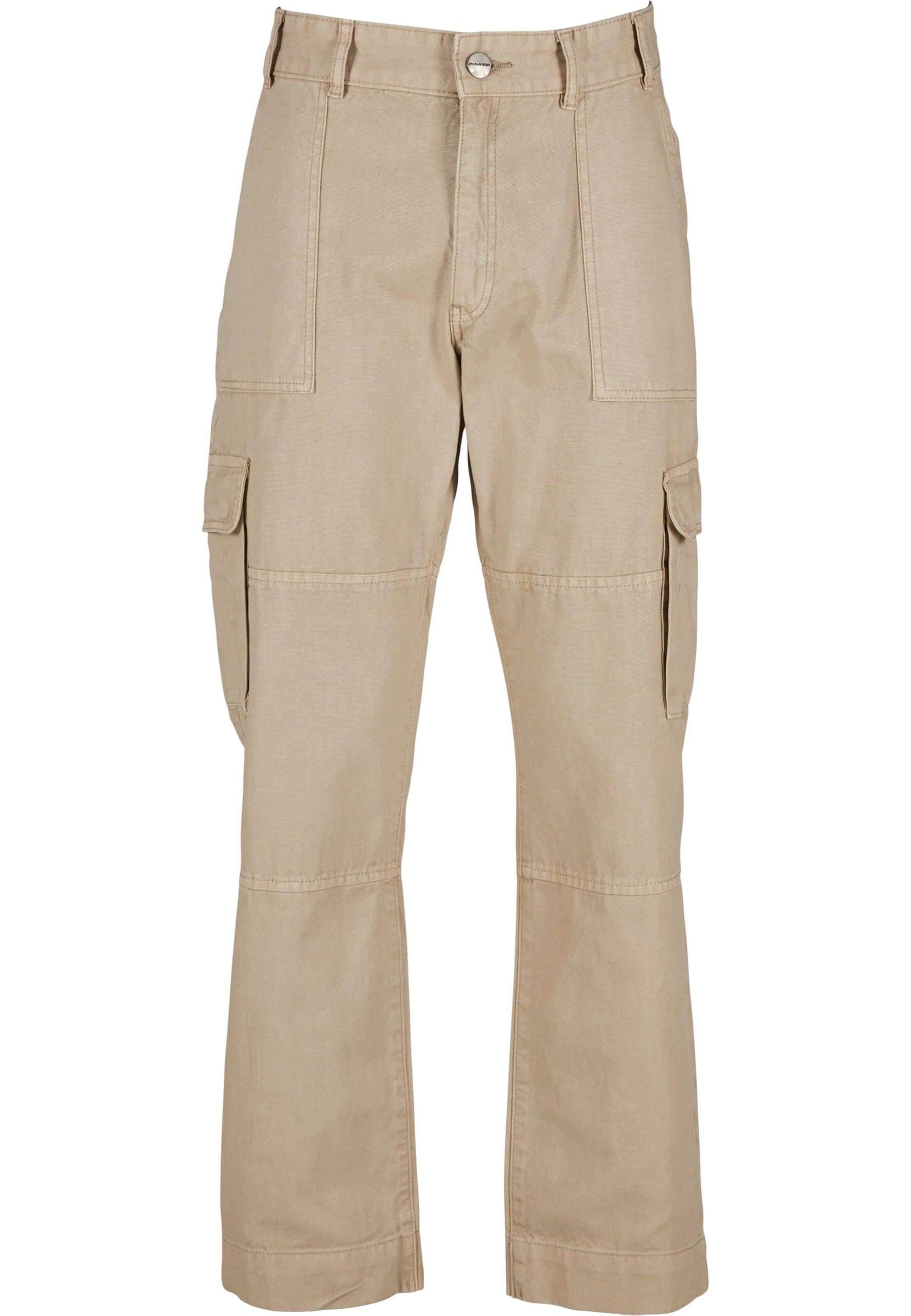 Pegador Cargojeans in Beige: voorkant