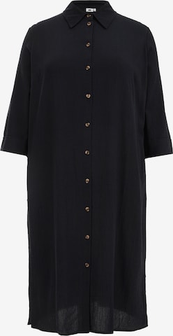 Robe-chemise WE Fashion en noir : devant