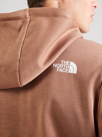 Felpa 'SIMPLE DOME' di THE NORTH FACE in marrone