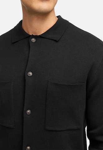 INDICODE JEANS Gebreid vest in Zwart