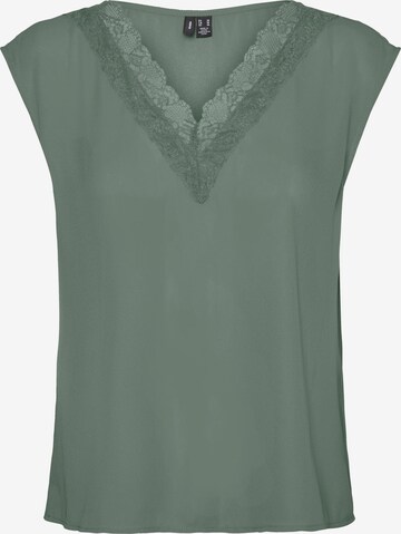 VERO MODA Bluse 'MAPLE' i grøn: forside