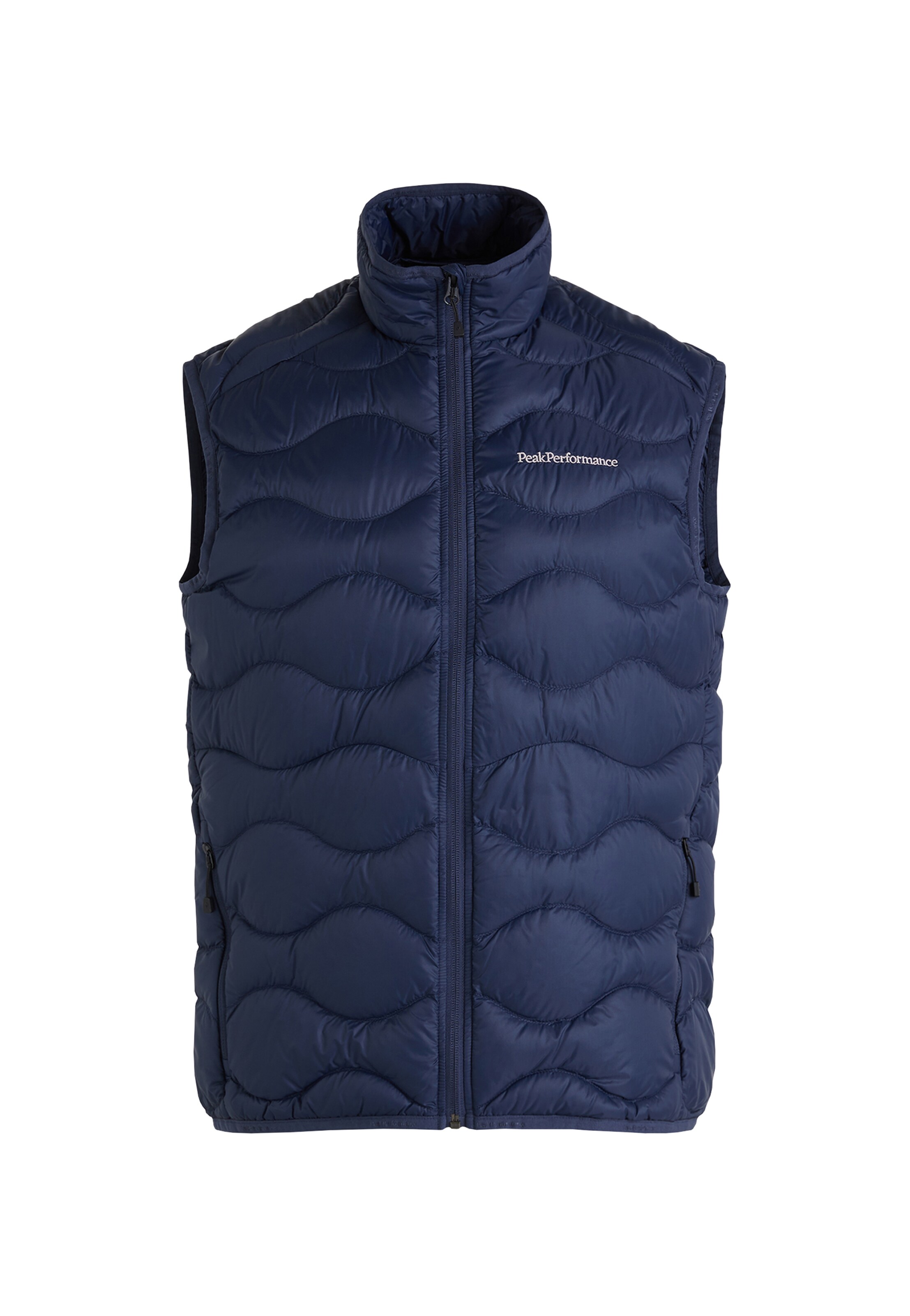Gilet PEAK PERFORMANCE en bleu : devant