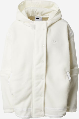 ADIDAS ORIGINALS Jacke 'Polar Fleece' in Weiß: predná strana