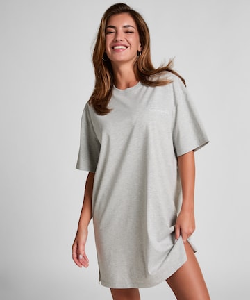 Hunkemöller Slaapshirt in Grijs: voorkant