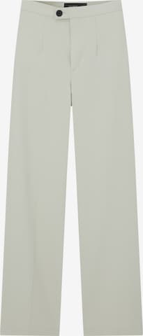 Pull&Bear Wide Leg Bukser i beige: forside