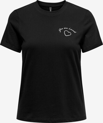 T-shirt 'NEO' ONLY en noir : devant