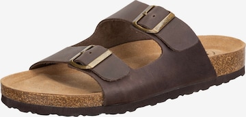 LICO Mules in Brown: front