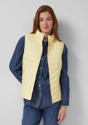 s.Oliver Bodywarmer in Geel: voorkant