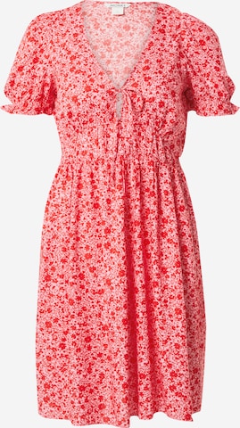 Monki Dress in Pink: front