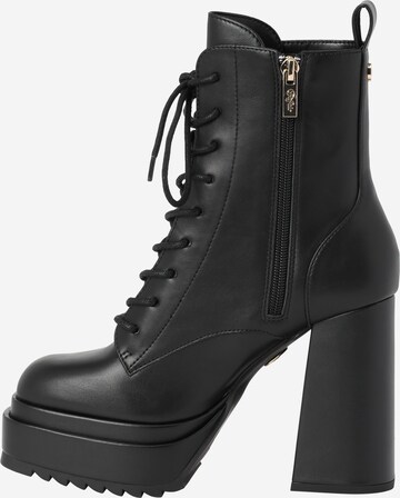 BUFFALO - Botines con cordones 'MAY' en negro