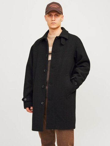 Cappotto di mezza stagione 'JORVERMONT' di JACK & JONES in nero: frontale