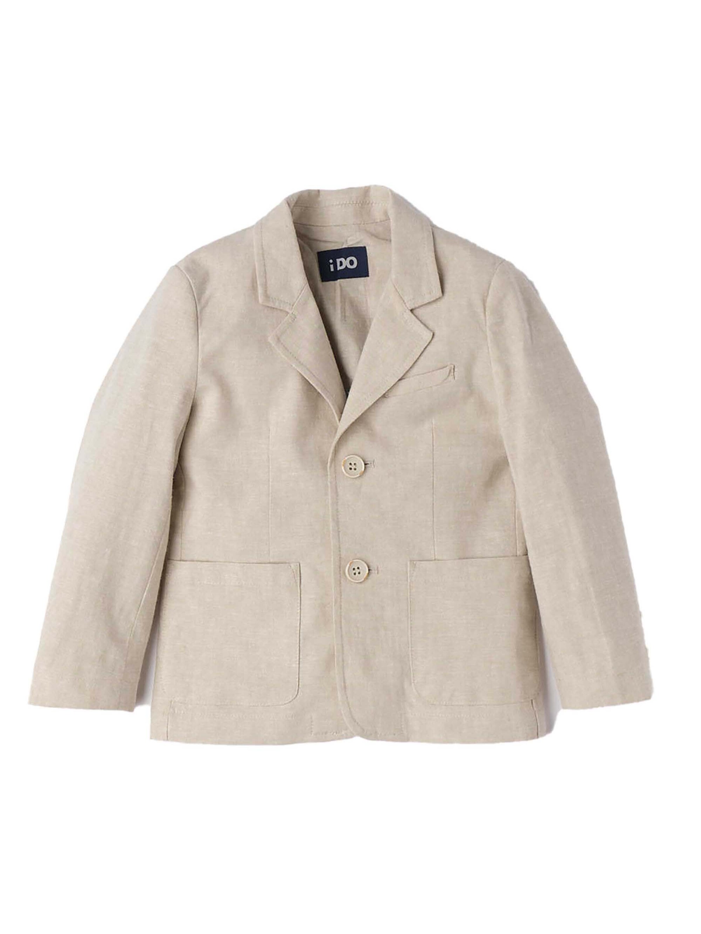 Vestes de costume IDO COLLECTION en beige : devant