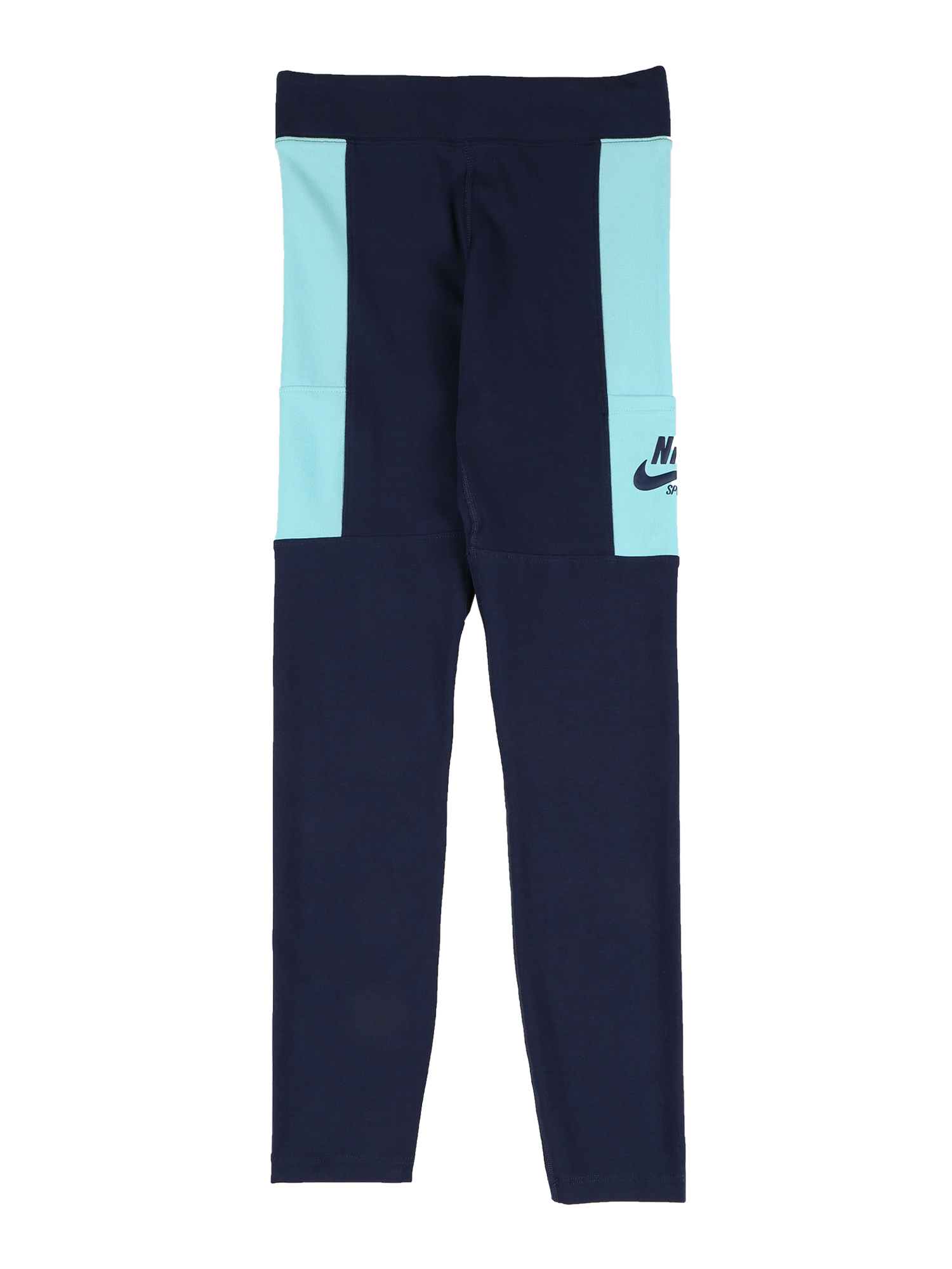 Dziewczynki Młodzież (140-176 cm) Nike Sportswear Legginsy w kolorze Granatowym 