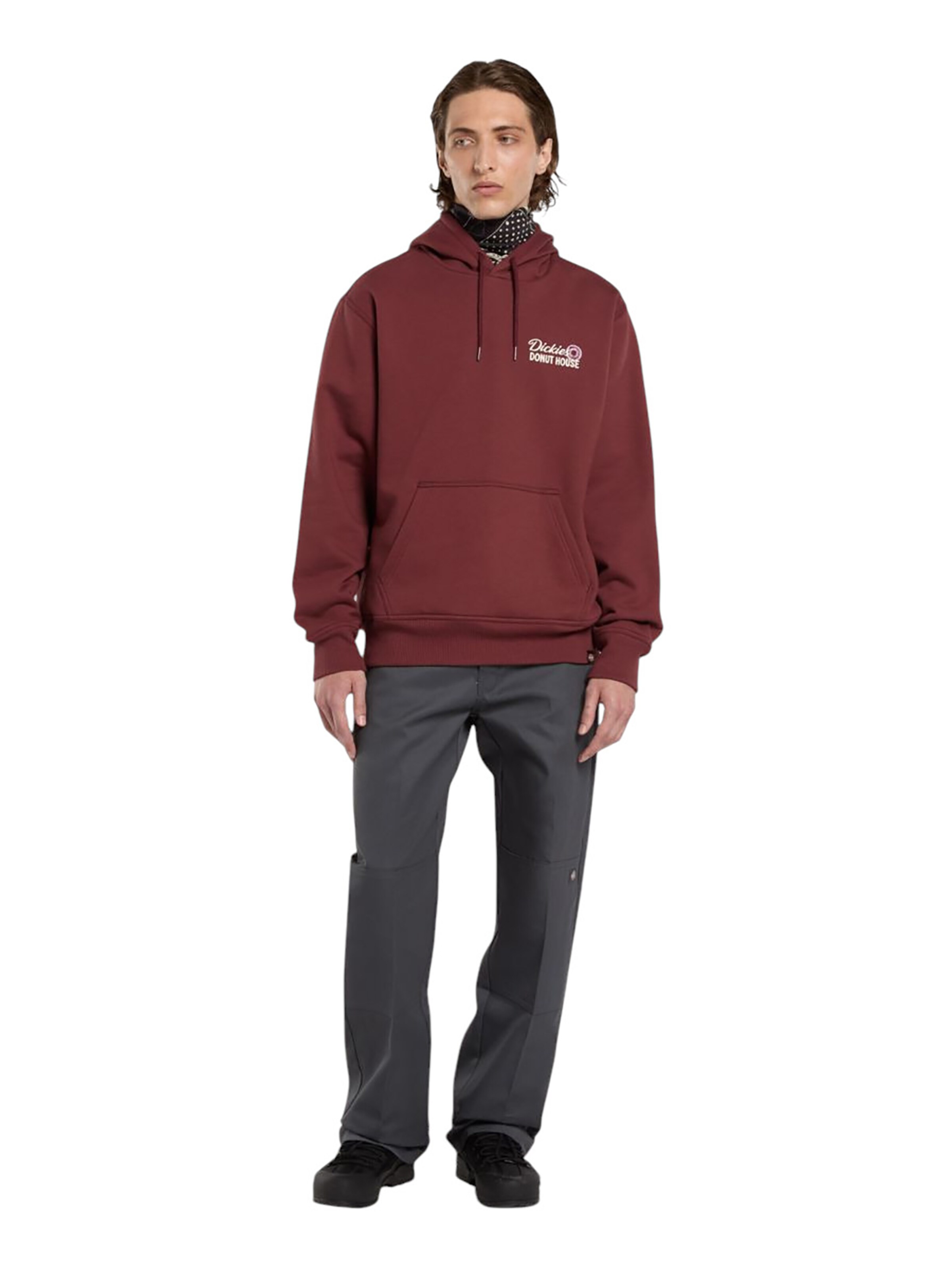 DICKIES Sweater 'Donut House' in Red