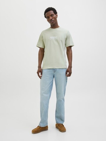 JACK & JONES Μπλουζάκι 'JORAlmeria' σε πράσινο