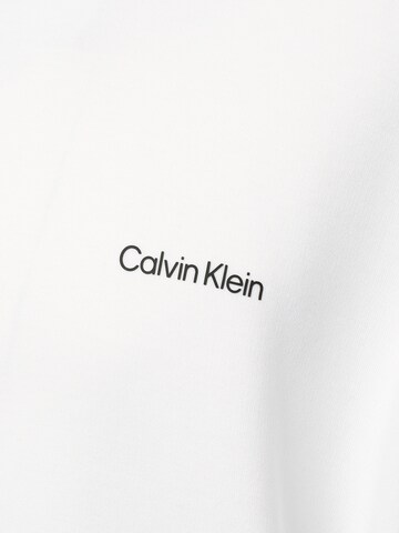 Felpa di Calvin Klein Big & Tall in bianco