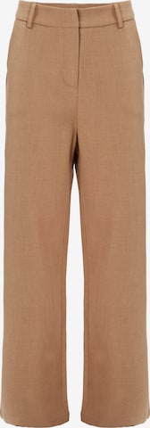 smėlio Influencer Plačios klešnės Kelnės: priekis