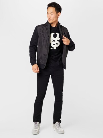 BOSS Black Knit Cardigan 'Lavando' in Black