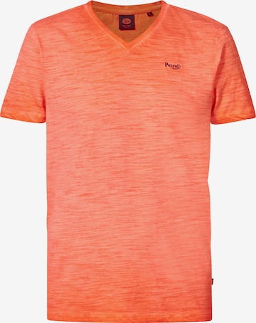 Petrol Industries Shirt in Oranje: voorkant