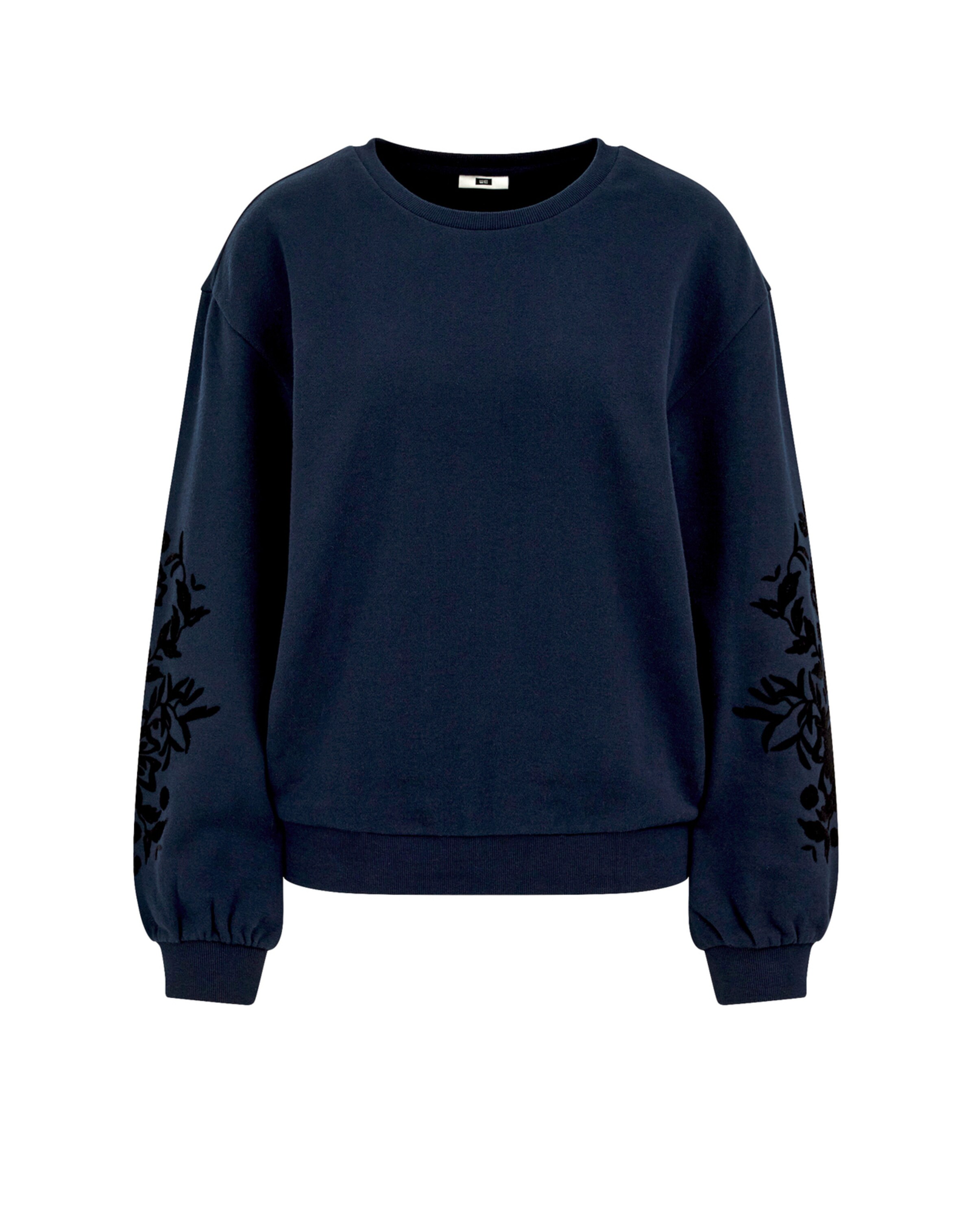 WE Fashion Sweatshirt in Blue: front