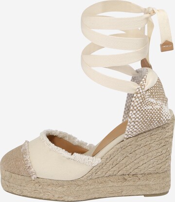 Castañer - Sandalias con hebilla 'Catalina' en beige