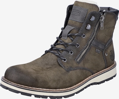 Rieker Čizme na vezanje u kaki / crna, Pregled proizvoda