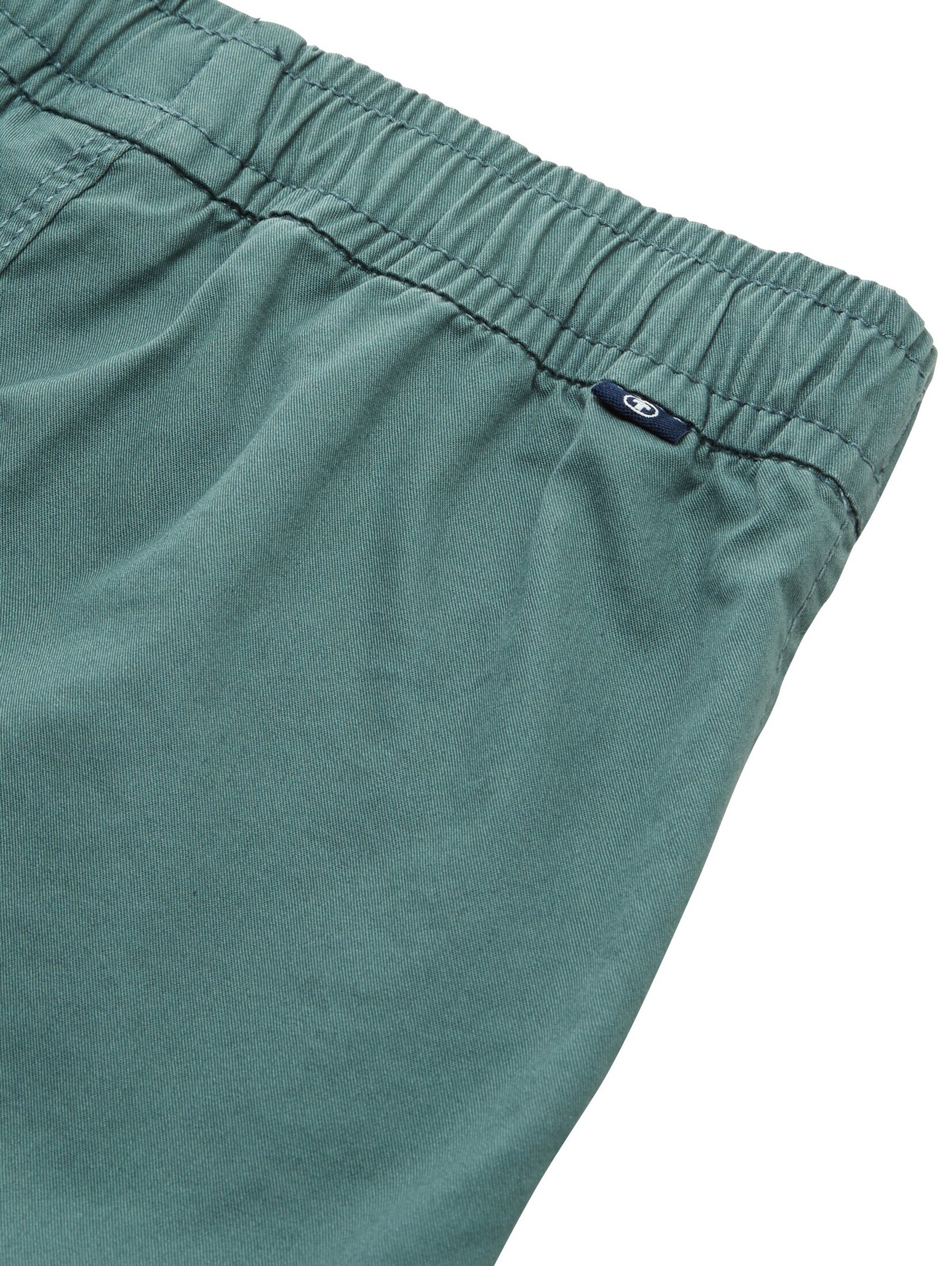 TOM TAILOR Loosefit Shorts in Grün