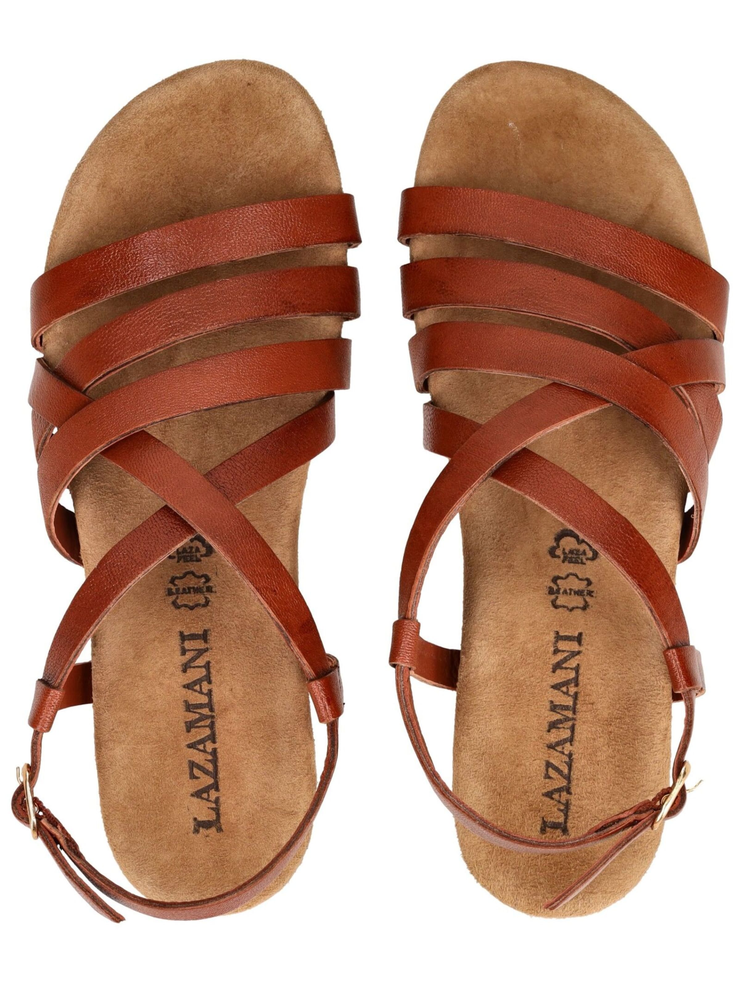 Sandalo con cinturino di LAZAMANI in marrone