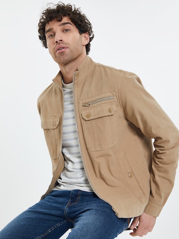 Threadbare Between-Season Jacket 'Rye' in Beige