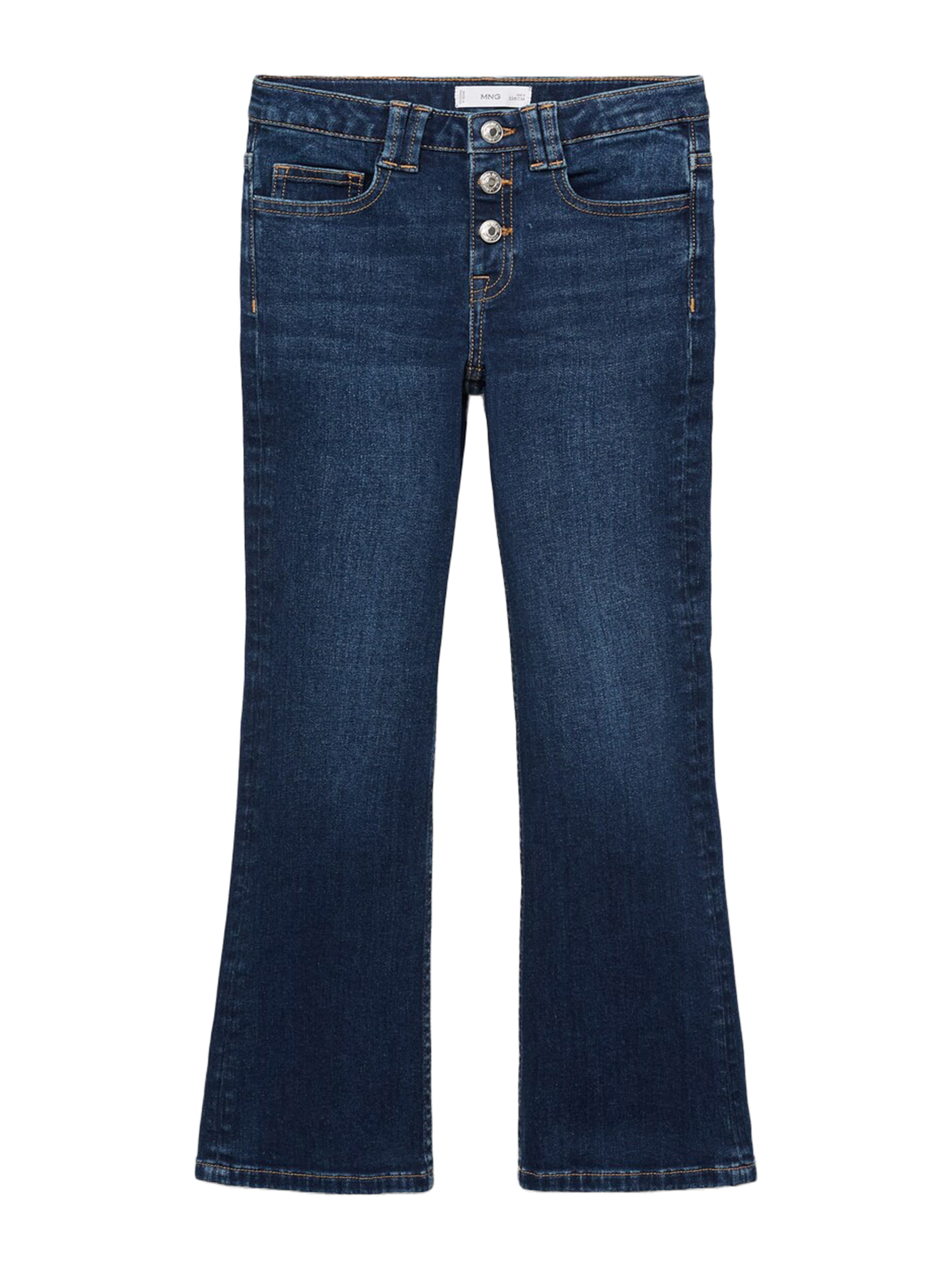 MANGO KIDS Flared Jeans i blå: forside