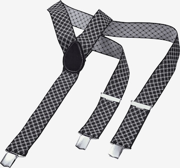 Jan Vanderstorm Suspenders 'Ibert' in Grey: front