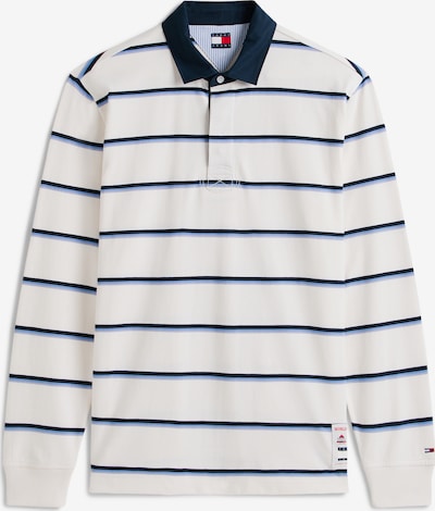 Tommy Jeans Majica u mornarsko plava / azur / opal / bijela, Pregled proizvoda