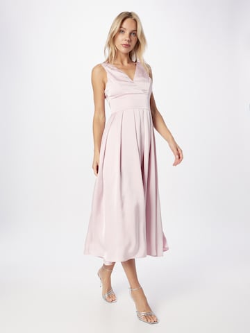 Coast Evening Dress in Beige: front