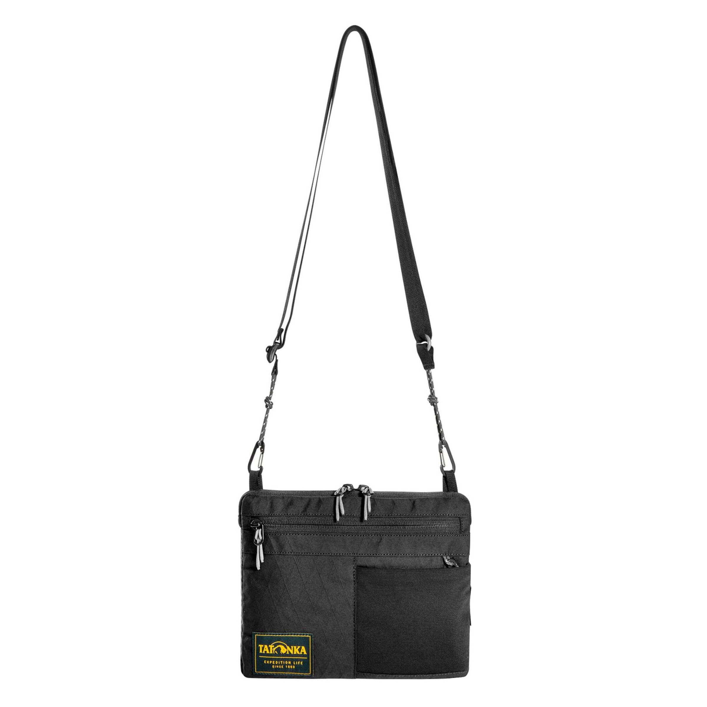 TATONKA Crossbody Bag in Black: front