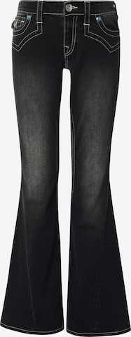 True Religion Flared Jeans 'Joey' in Zwart: voorkant