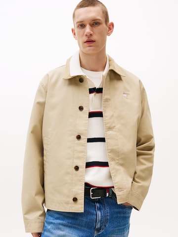 Veste mi-saison Tommy Jeans en vert : devant