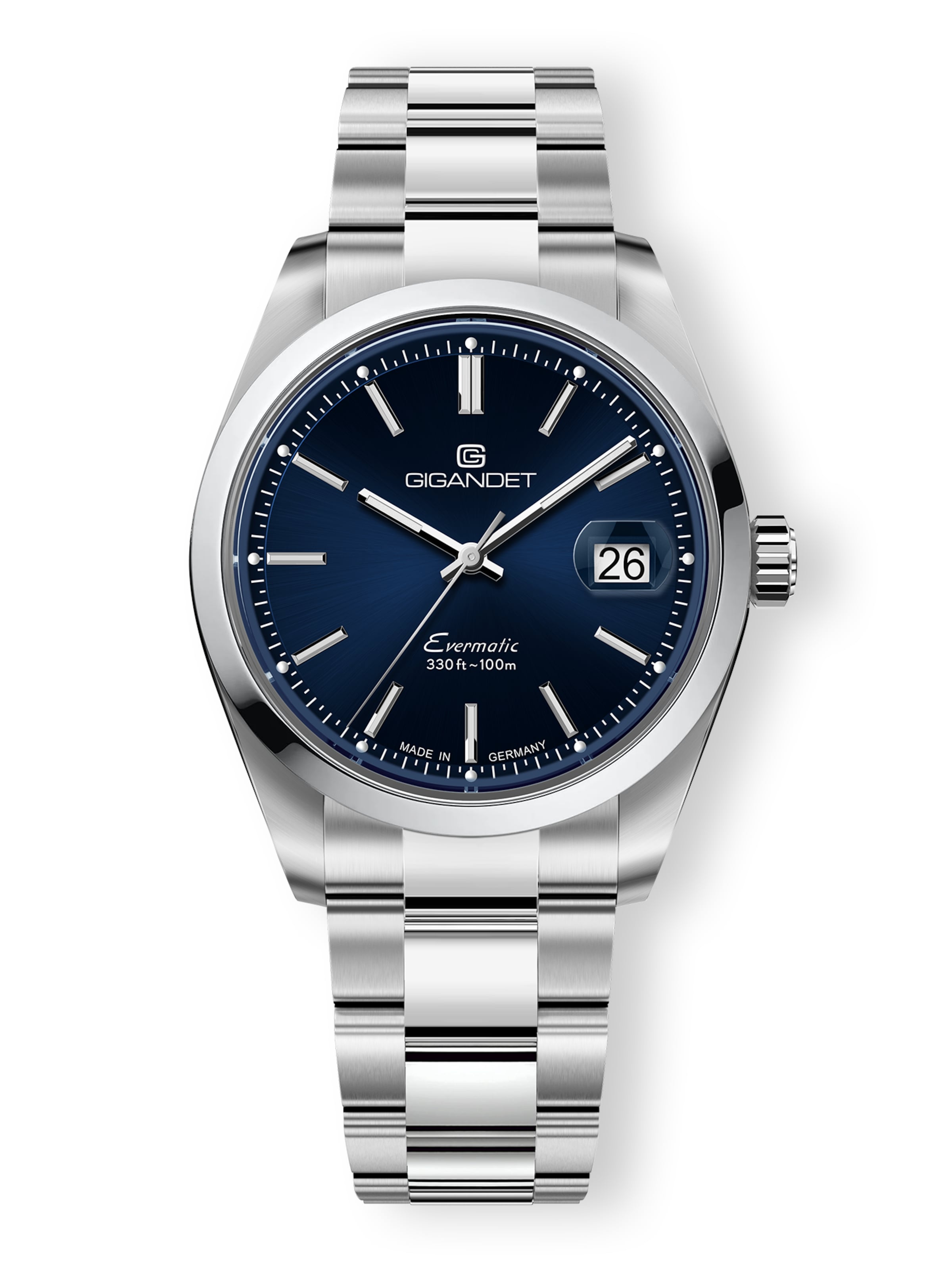 Gigandet Analog Watch 'EVERMATIC' in Blue: front