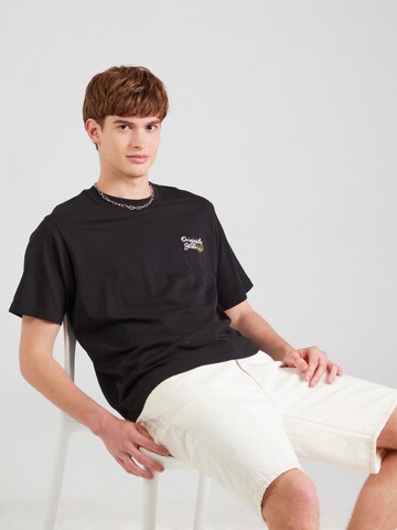 Maglietta 'JORALMERIA' di JACK & JONES in nero: frontale