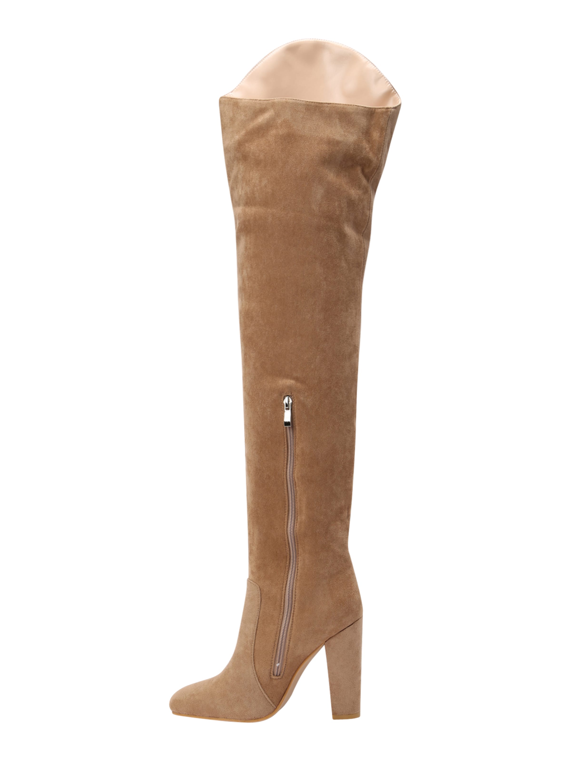 Misspap Ботфорты в Бежевый: спереди