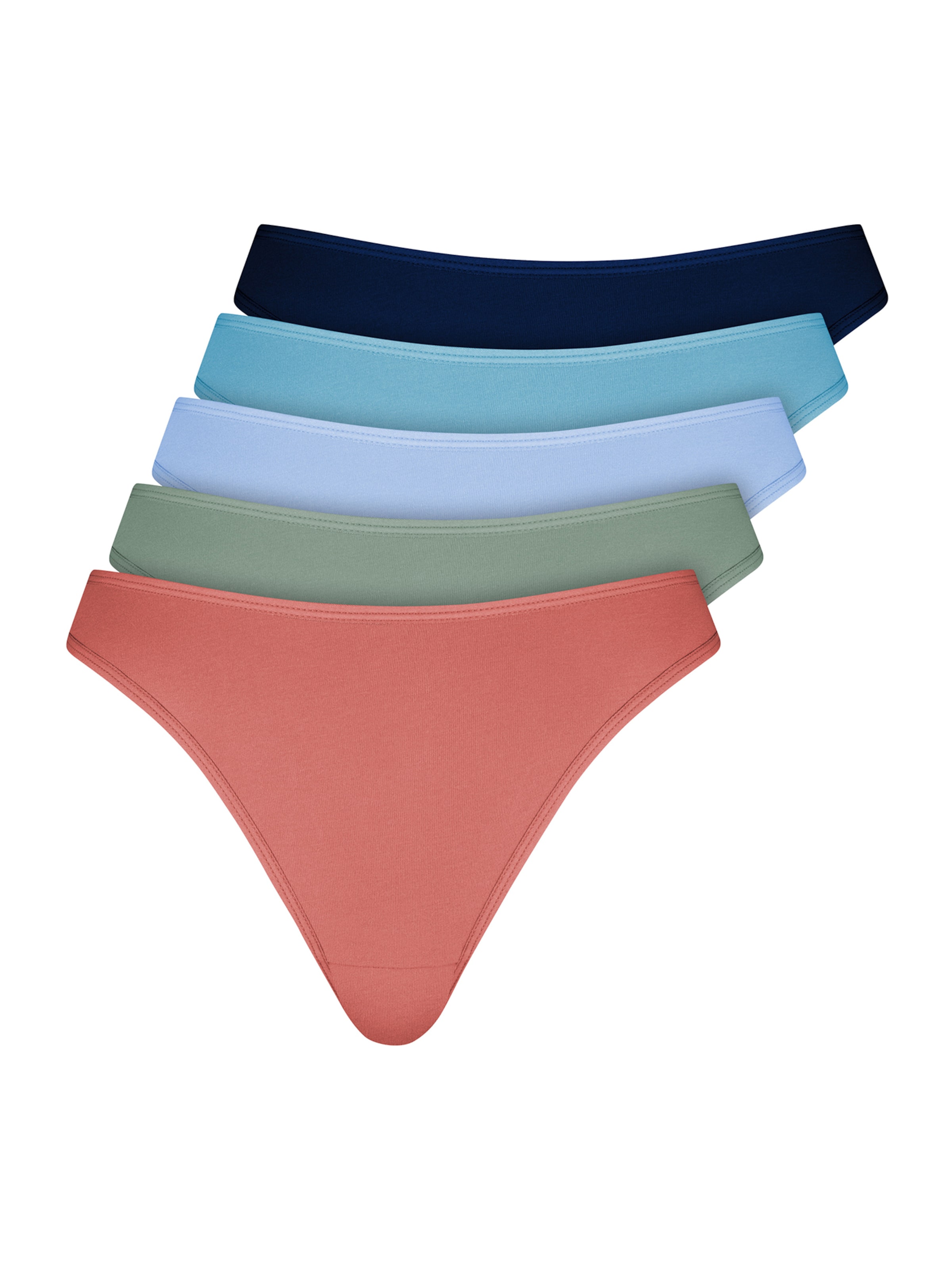 Nur Die String in Gemengde kleuren: voorkant