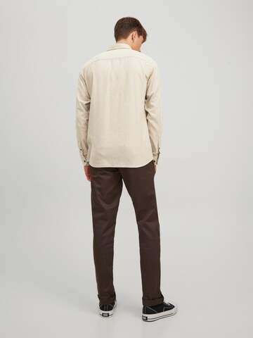 JACK & JONES Slim fit Ing - bézs